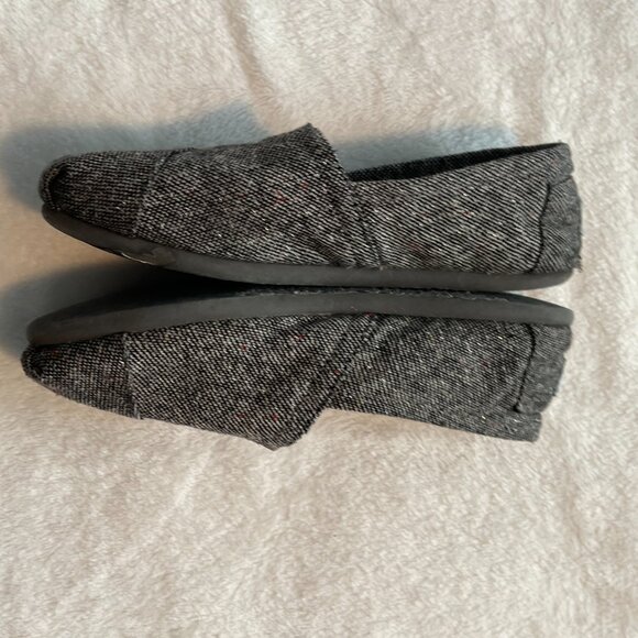 Womens Brownish Gray Tweed Toms size 7.5W - Picture 5 of 12